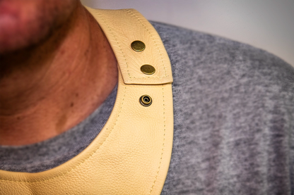 Hot Welds Premium Leather Arm Sleeve in Beige